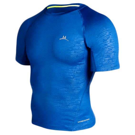 Mission Kortærmet T-shirt Performance Blå L Mand