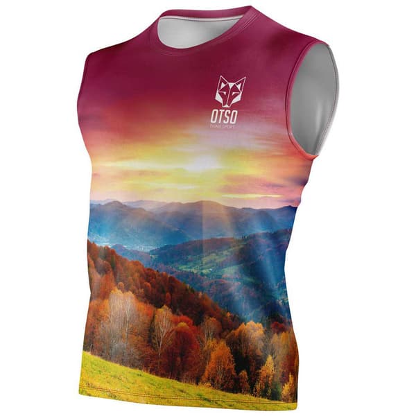 Otso Ärmlös T-shirt Singlet Flerfärgad XL Man