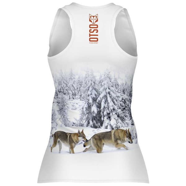 Otso Ärmlös T-shirt Wolf Vit L Kvinna