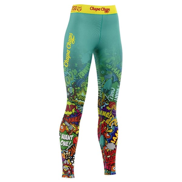 Otso Leggings Chupa Chups Comic Grøn L Mand