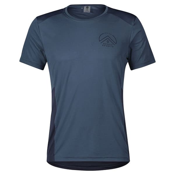Scott Kortärmad T-shirt Endurance Tech Blå 2XL Man