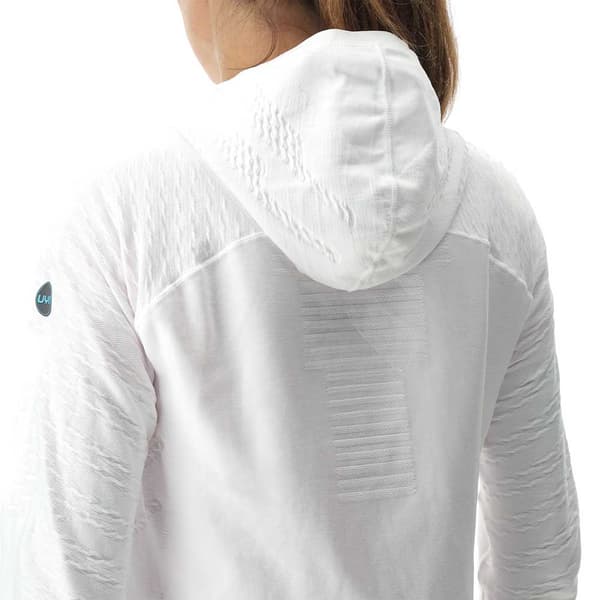 Uyn Sweatshirt Med Fuld Lynlås Run Fit Hvid XL Kvinde