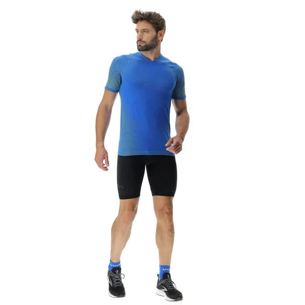 Uyn Kortærmet T-shirt Running Exceleration Blå L Mand