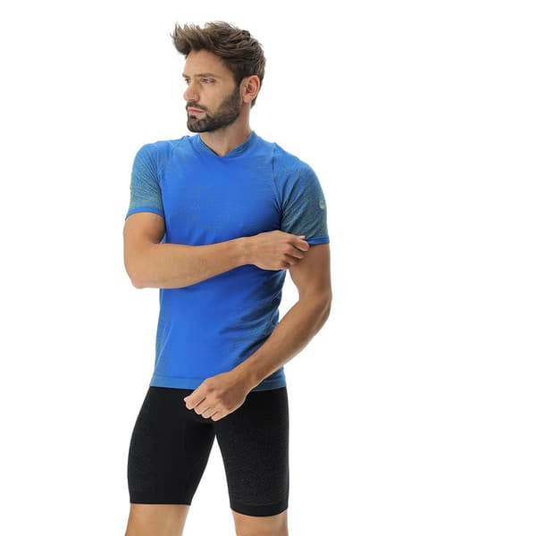 Uyn Kortærmet T-shirt Running Exceleration Blå L Mand