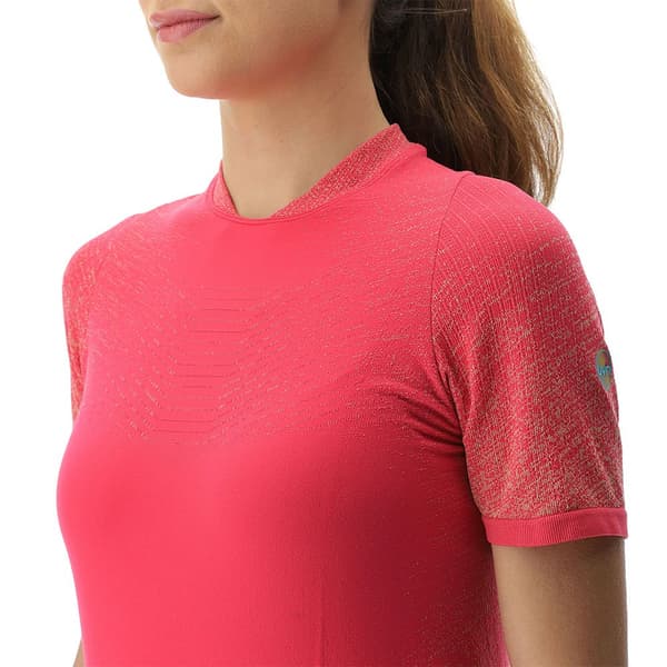 Uyn Kortärmad T-shirt Running Exceleration Rosa S Kvinna