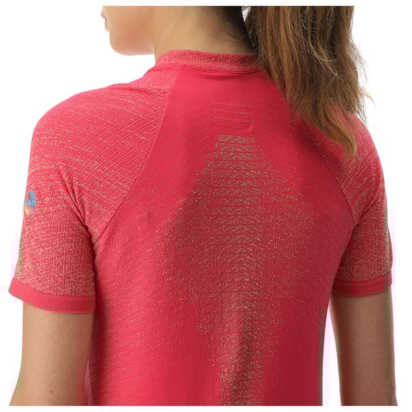 Uyn Kortärmad T-shirt Running Exceleration Rosa S Kvinna