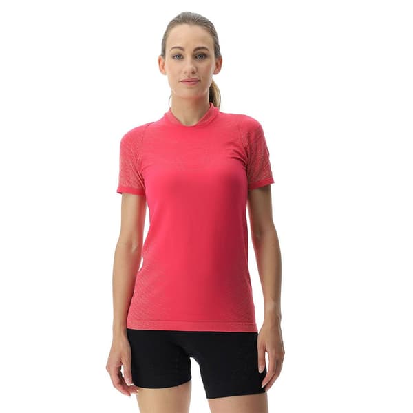 Uyn Kortärmad T-shirt Running Exceleration Rosa S Kvinna