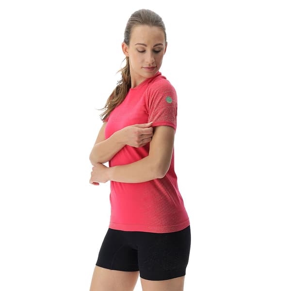 Uyn Kortärmad T-shirt Running Exceleration Rosa S Kvinna