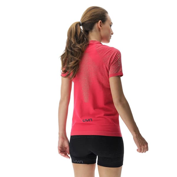 Uyn Kortärmad T-shirt Running Exceleration Rosa S Kvinna