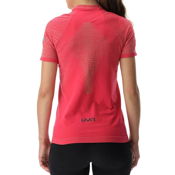 Uyn Kortärmad T-shirt Running Exceleration Rosa S Kvinna