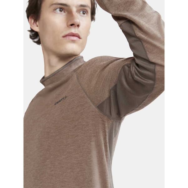 Craft Långärmad T-shirt Adv Subz Wool 2 Brun S Man