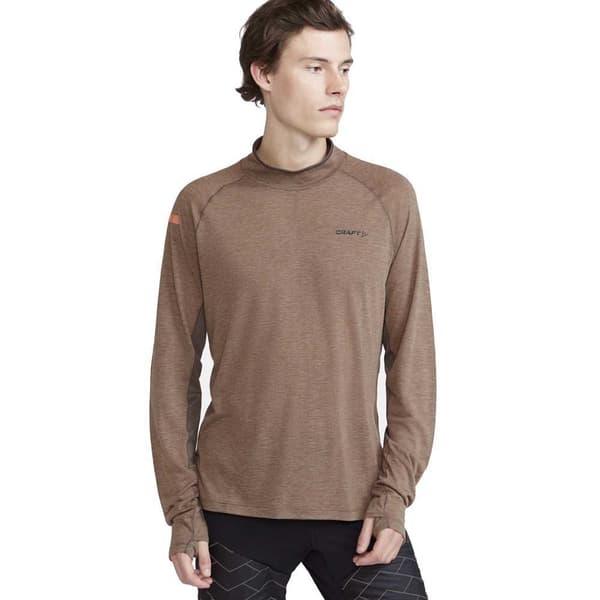 Craft Långärmad T-shirt Adv Subz Wool 2 Brun S Man