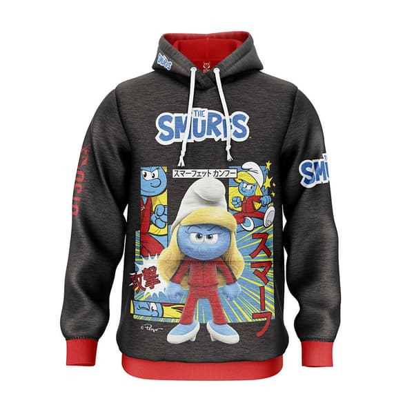 Otso Luvtröja Smurfs Manga Svart M Man