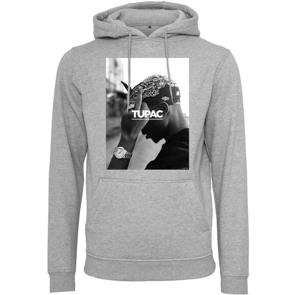 Mister Tee Sweatshirt 2pac F*ck The World Grå XS Mand