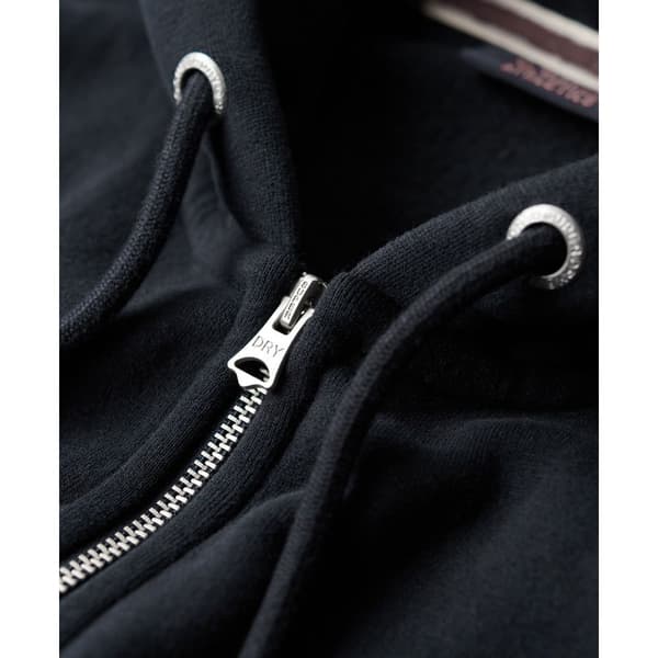 Superdry Sweatshirt Med Full Dragkedja Essential Logo Blå XL Man