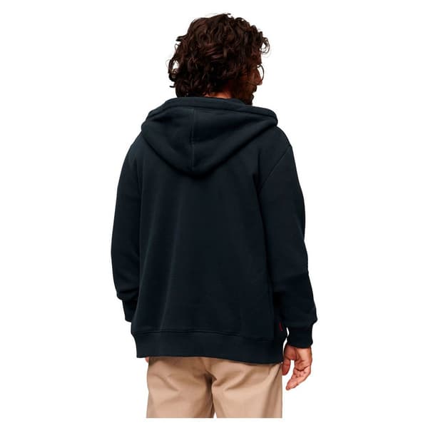 Superdry Sweatshirt Med Full Dragkedja Essential Logo Blå XL Man