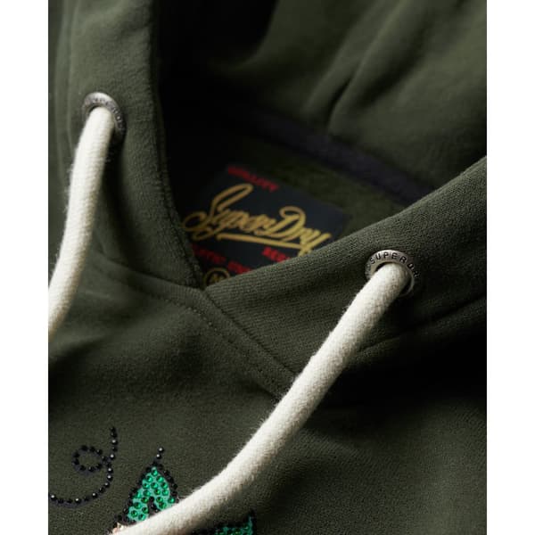 Superdry Huppari Tattoo Script Graphic Vihreä S Nainen