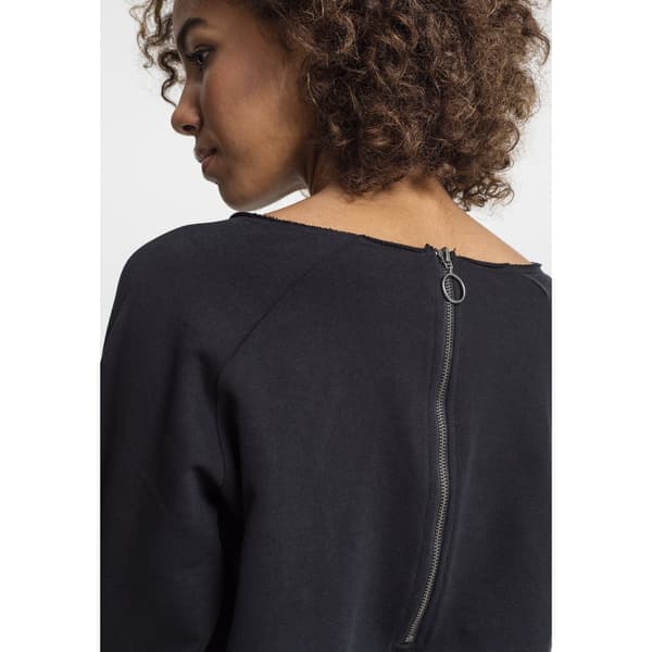 Urban Classics Langærmet Jumpsuit Terry Sort L Kvinde