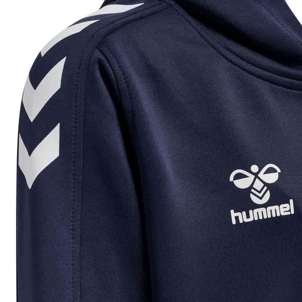 Hummel Sweatshirt Med Fuld Lynlås Core Xk Poly Blå 14 Years Dreng