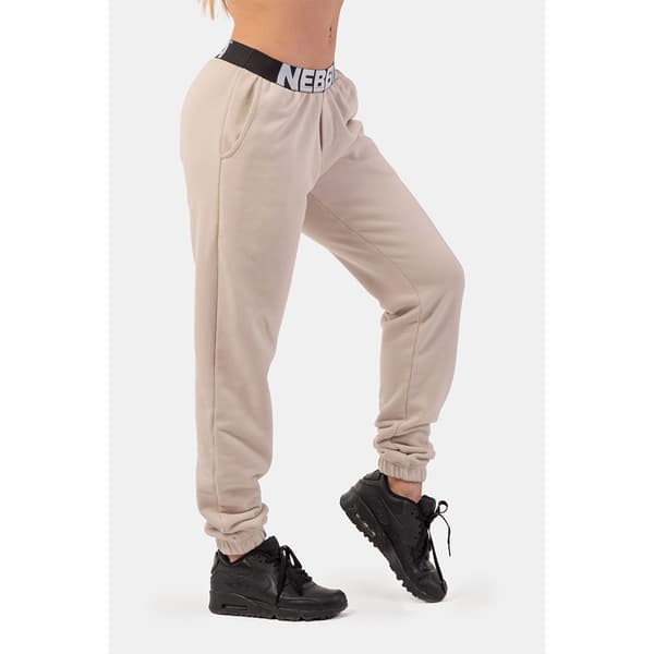 Nebbia Træningsdragt Bukser Iconic Mid-waist 408 Beige L Kvinde