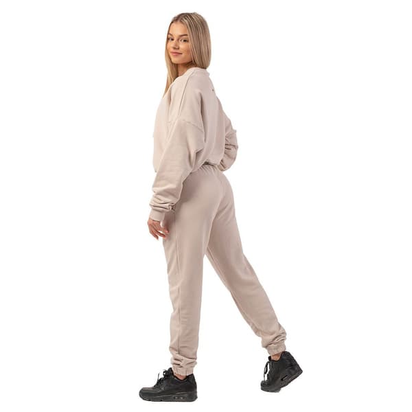Nebbia Træningsdragt Bukser Iconic Mid-waist 408 Beige L Kvinde