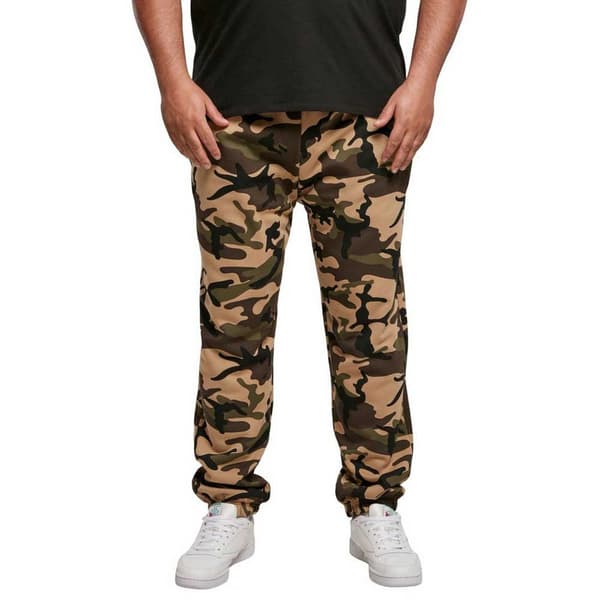 Urban Classics Bukser Basic Camo 2.0 Grøn XS Mand