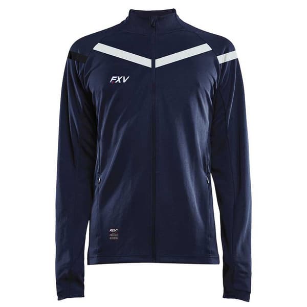 Force Xv Sweatshirt Med Fuld Lynlås Victoire Blå M Mand