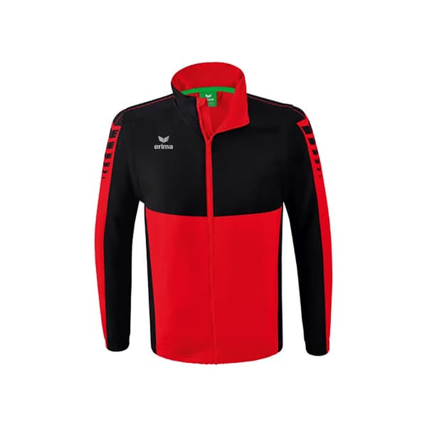 Erima Sweatshirt Med Fuld Lynlås Six Wings Detachable Rød,Sort 4XL Mand