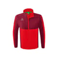 Miniatyrbillede 1 af 3: Erima Sweatshirt Med Fuld Lynlås Six Wings Detachable Rød 2XL Mand
