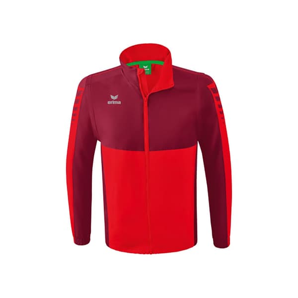 Erima Sweatshirt Med Fuld Lynlås Six Wings Detachable Rød 2XL Mand