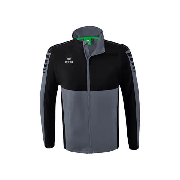 Erima Sweatshirt Med Fuld Lynlås Six Wings Detachable Sort,Grå XL Mand