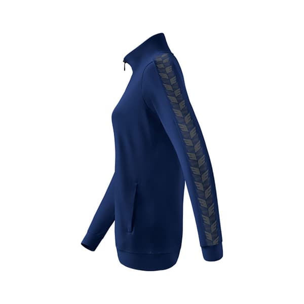 Erima Sweatshirt Med Fuld Lynlås Essential Team Track Top Blå 38 Kvinde