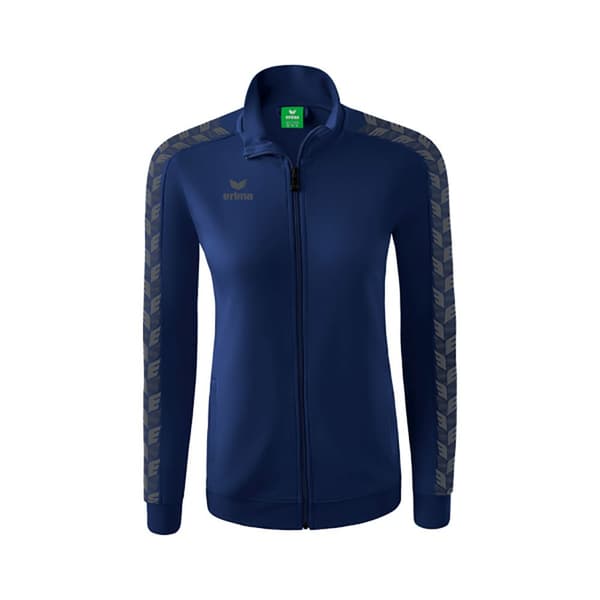 Erima Sweatshirt Med Fuld Lynlås Essential Team Track Top Blå 38 Kvinde