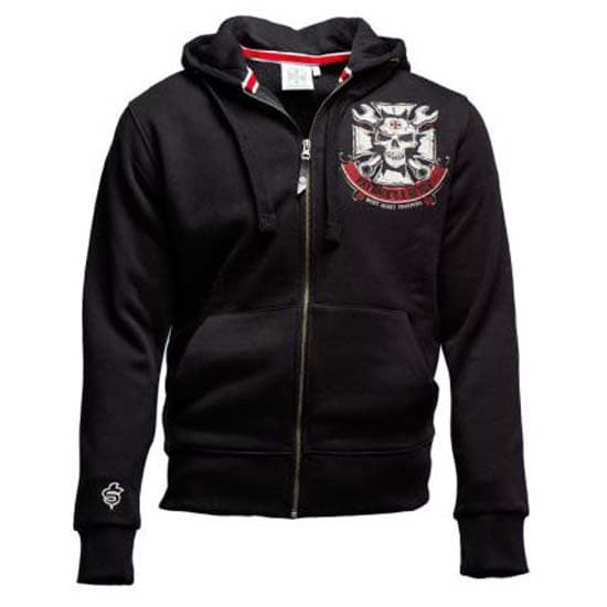 West Coast Choppers Sweatshirt Med Full Dragkedja Mechanic Svart S Man
