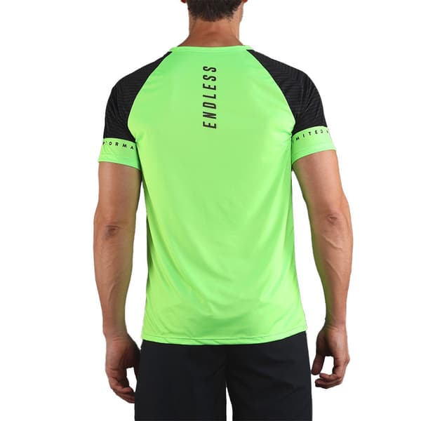 Endless Kortærmet T-shirt Feisty Sleeves Grøn XL Mand