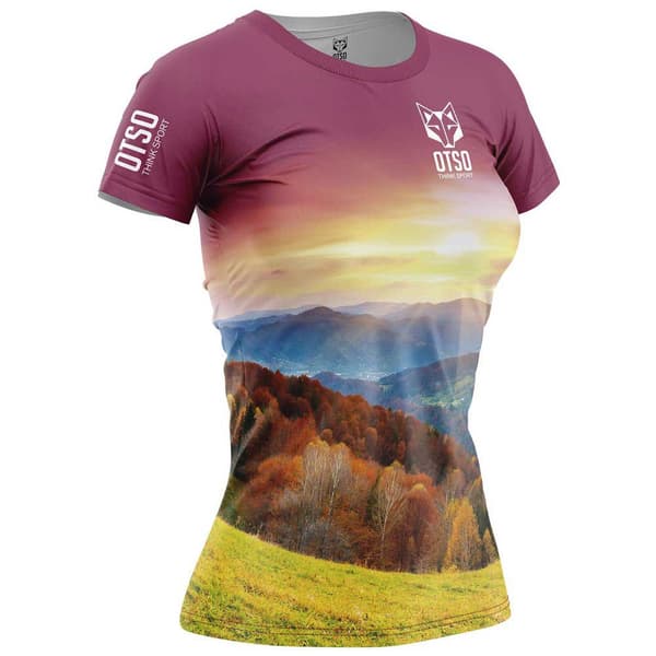 Otso Lyhythihainen T-shirt T-shirt Monivärinen M Nainen