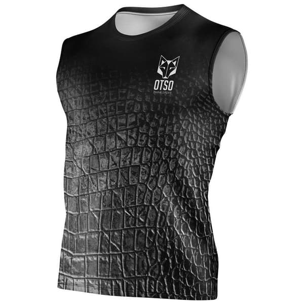 Otso Hihaton T-paita Singlet Musta S Mies