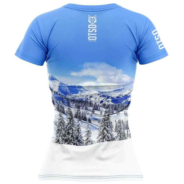 Otso Kortärmad T-shirt T-shirt Vit,Blå L Kvinna