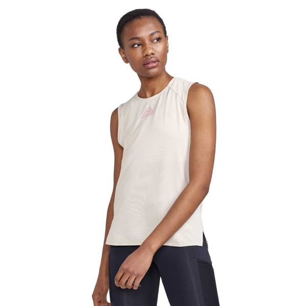 Craft Ærmeløs T-shirt Pro Trail Beige S Kvinde