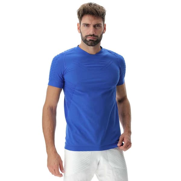 Uyn Kortærmet T-shirt Run Fit Blå 2XL Mand