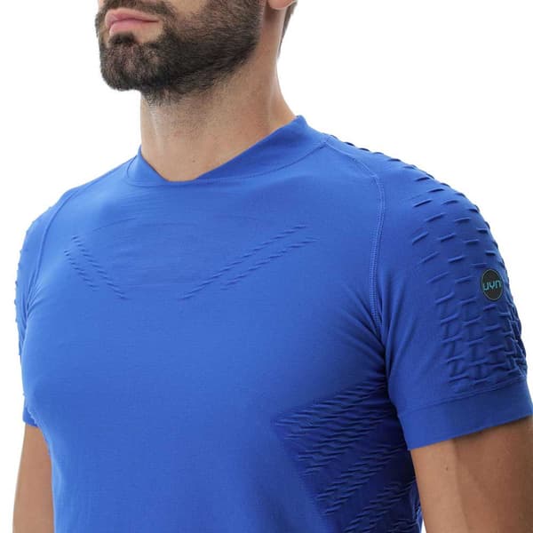 Uyn Kortærmet T-shirt Run Fit Blå 2XL Mand
