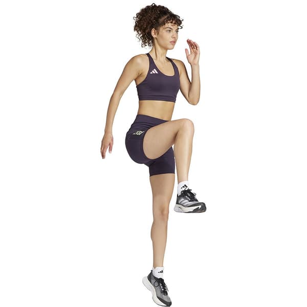 Adidas Lyhyet Leggingsit Adizero Lite 5´´ Violetti XL Nainen
