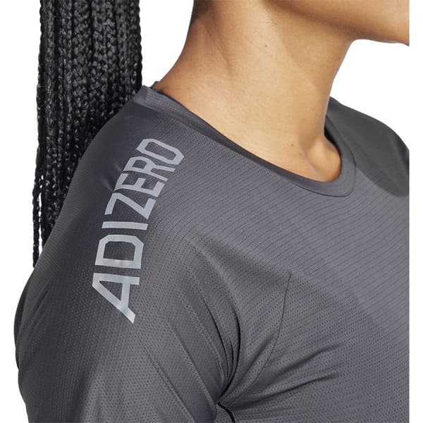 Adidas Kortærmet T-shirt Adizero Grå XL Kvinde