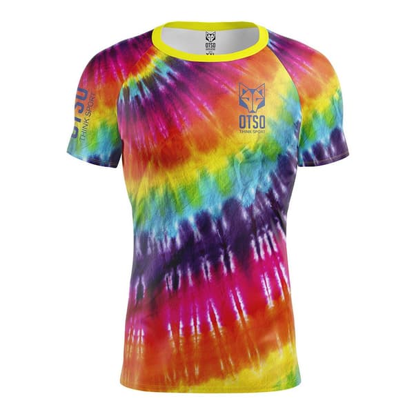 Otso Kortärmad T-shirt Tie Dye Flerfärgad L Man