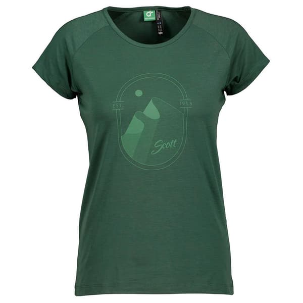 Scott Kortärmad T-shirt Defined Dri Grönt L Kvinna