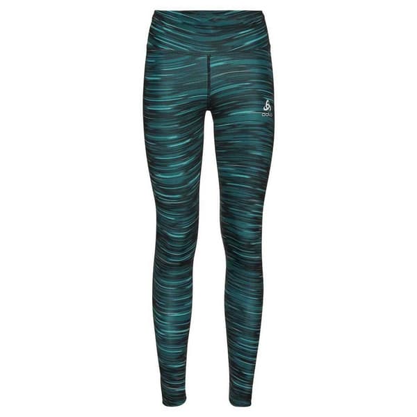 Odlo Tiukka Zeroweight Print Reflective Vihreä XS Nainen
