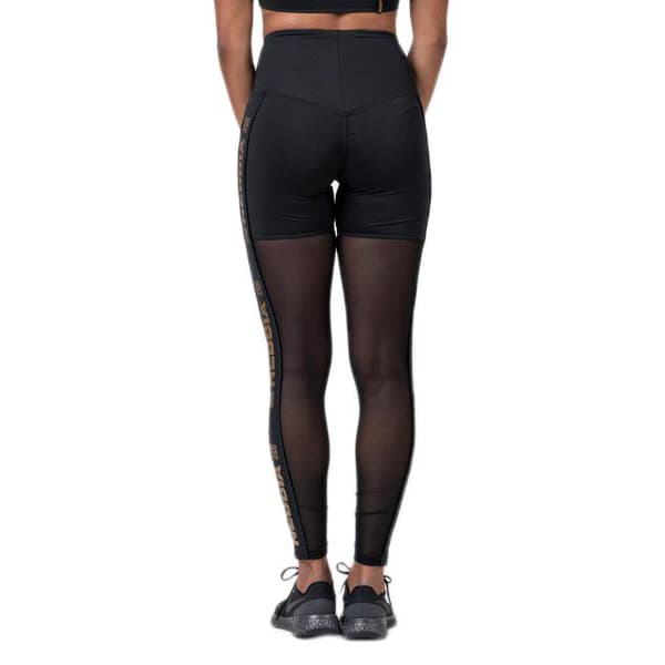 Nebbia Tajt Intense Gold Mesh Svart XS Kvinna