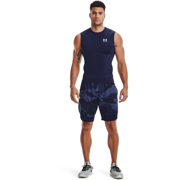 Under Armour Ærmeløs Jersey Heatgear Blå M / Short Mand