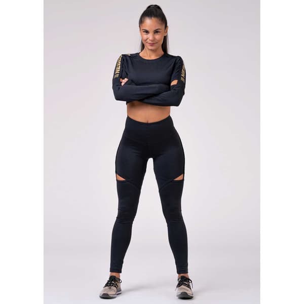 Nebbia Pitkähihainen T-paita Honey Bunny Musta XS Nainen