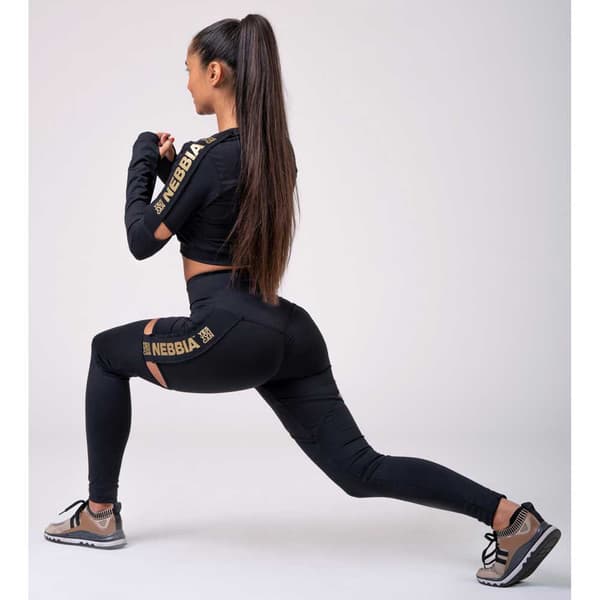 Nebbia Pitkähihainen T-paita Honey Bunny Musta XS Nainen